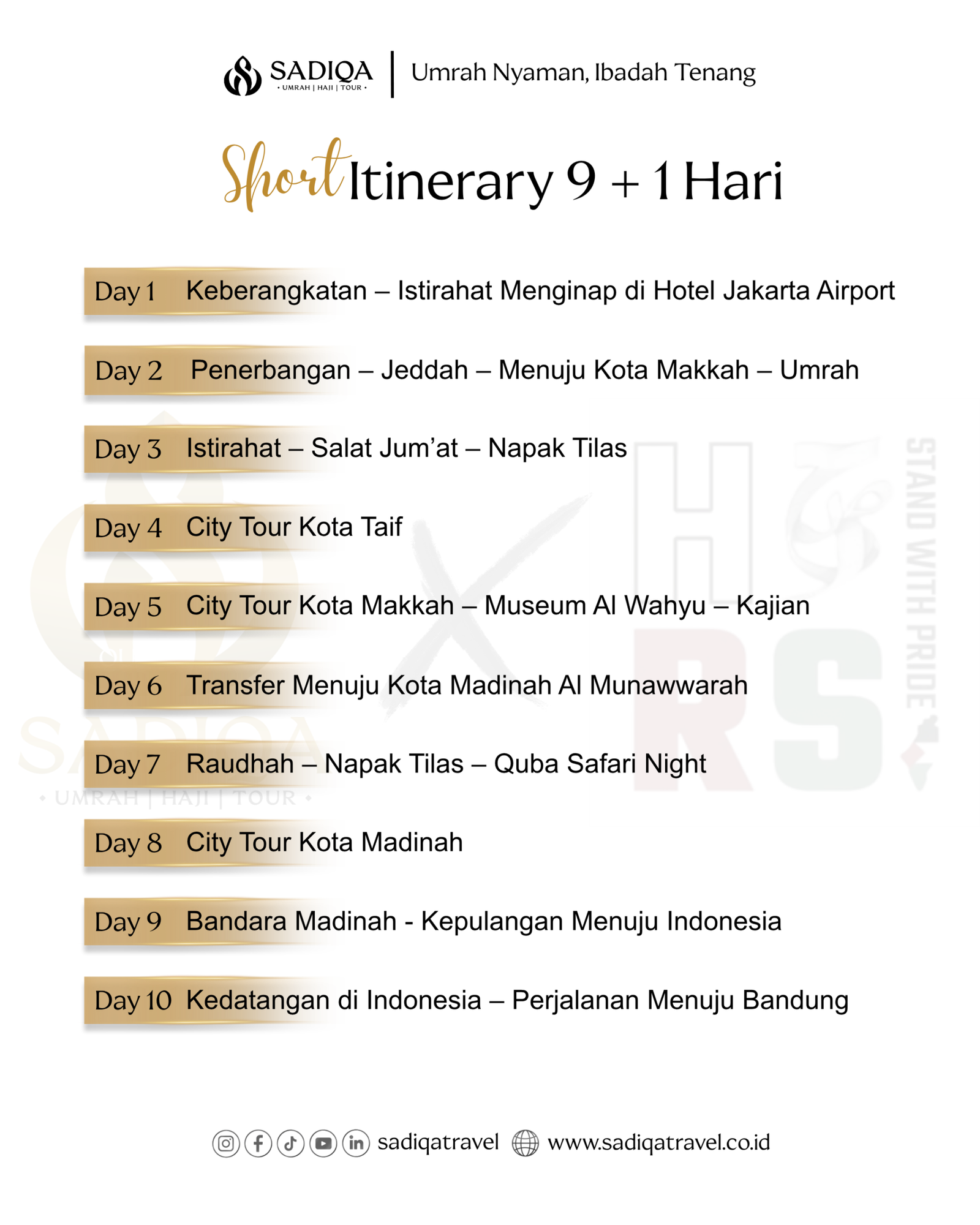 Biro perjalanan haji reguler, plus, dan furoda. Travel umrah reguler, plus, dan private. Halal tour Indonesia dan Internasional.